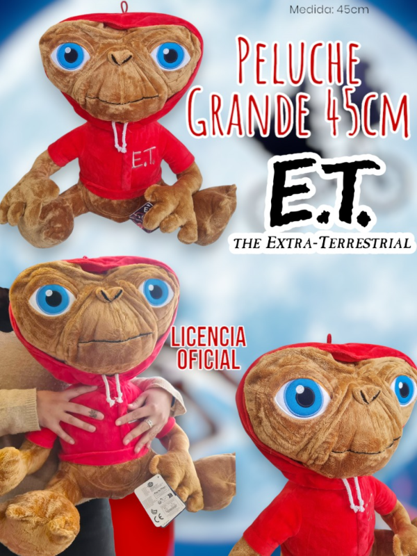 Producto - Peluche Grande E.T Licencia Oficial 45cm