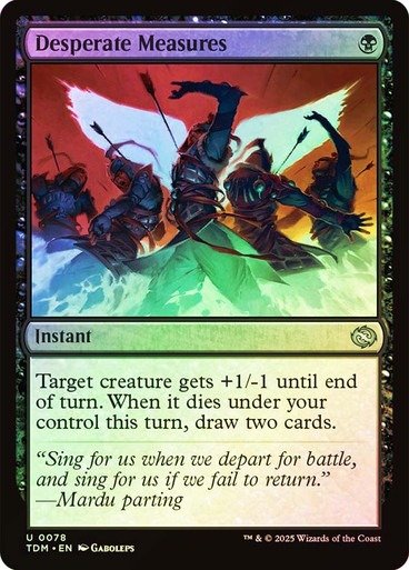 Producto - Desperate Measures Foil  Tarkir: Dragonstorm