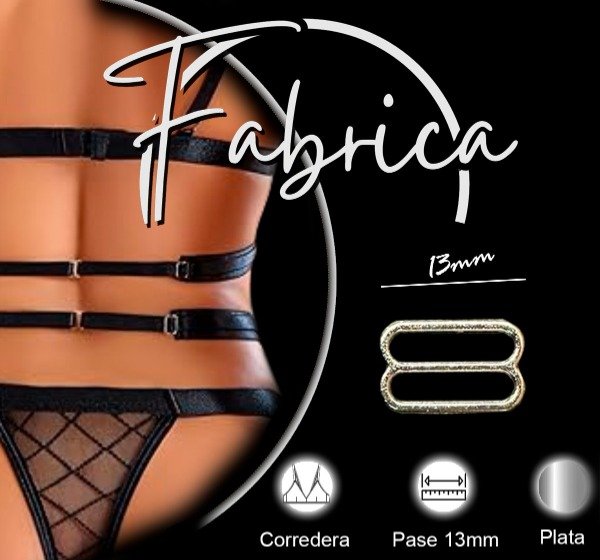 Producto - Corredera zamac de 13 mm (50 unidades)