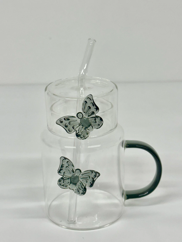 Producto - Taza doble mariposa negra