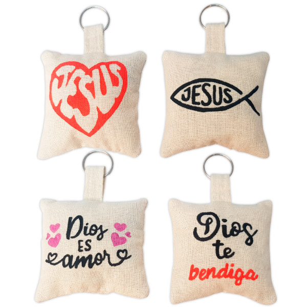 Producto - PROMO Llaveros Almohaditas (PACK X4 UNIDADES)