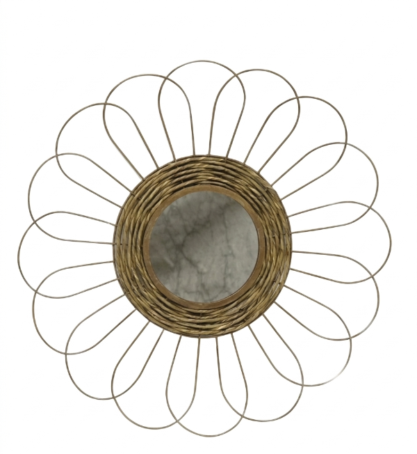 Producto - Espejo Bunga Hierro 60 cm