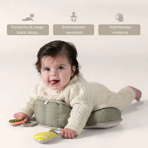 Producto - Almohada Ergonómica con Sonajero y Mordillo - Didáctica - 1