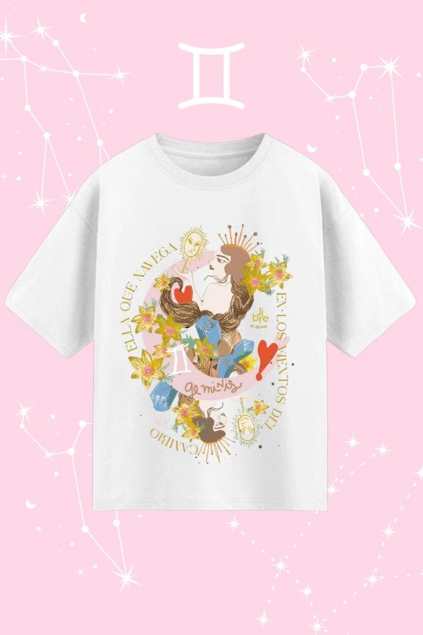 Producto - Remera oversize "GEMINIS"