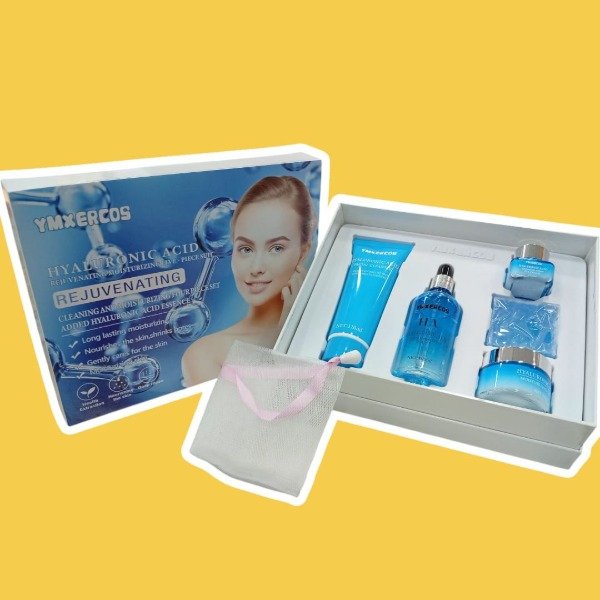 Producto - CR1156 KIT DE CUIDADO DE LA PIEL ACIDO HIALURONICO YMXERCOS 5PCS