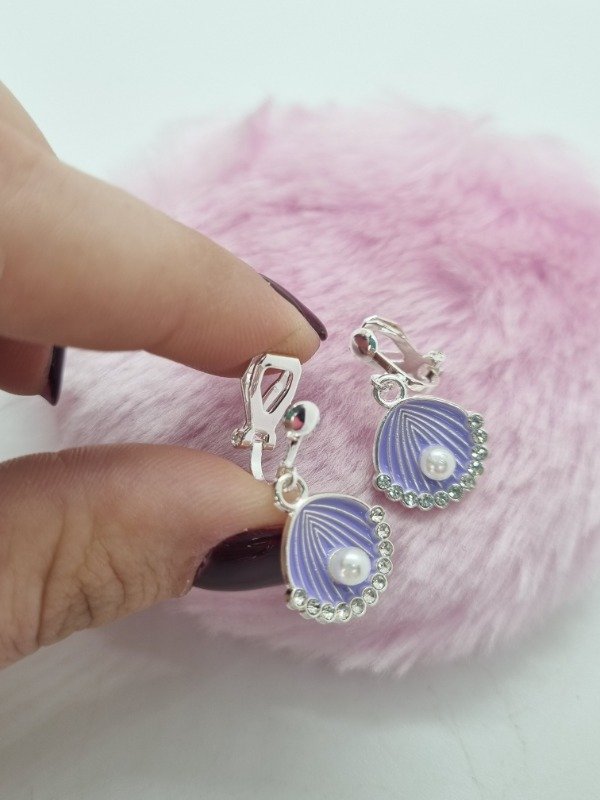 Producto - Aros clip bijou ostras strass