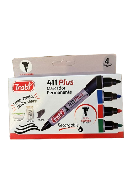 Producto - MARCADOR PERMANENTE X4 TRABI