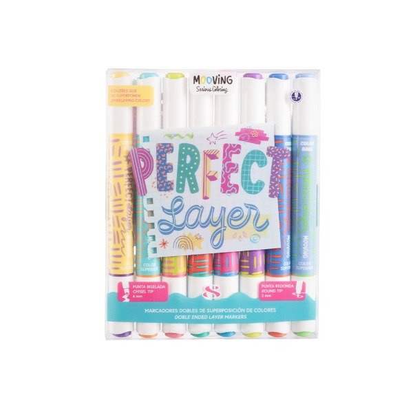 Producto - Marcadores doble punta perfect layer -MOOVING-