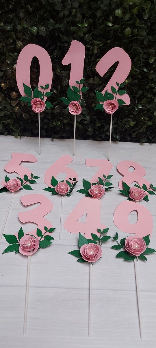 Producto - Toppers números o letras