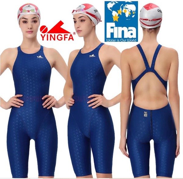 Producto - Traje De Baño Competición Sharkskin Azul Niña/Mujer - 0