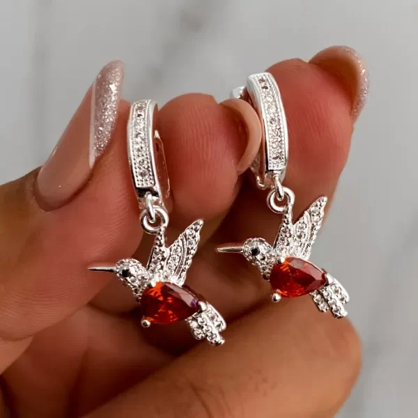 Producto - ARGOLLAS KIP COLIBRÍ ORANGE 3CM