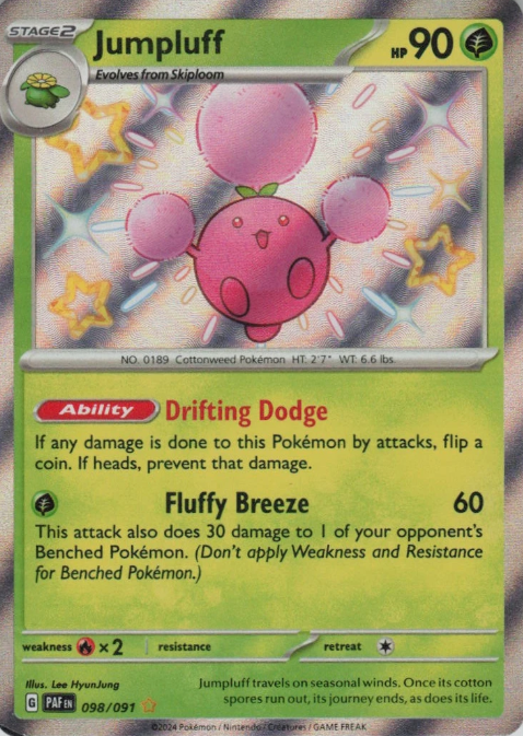 Producto - Jumpluff - 098/091 - Paldean Fates - Holo
