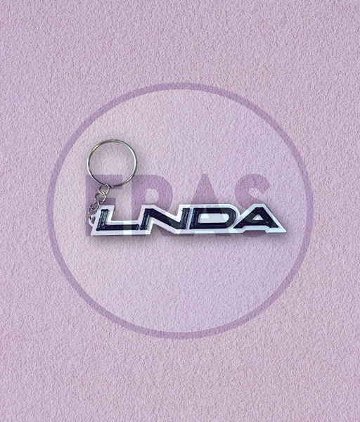 Producto - LLAVERO - MARIA BECERRA - LNDA EN  NEGRO