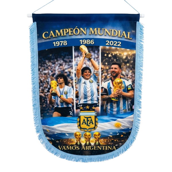 Producto - Banderín CAMPEONES DEL MUNDO