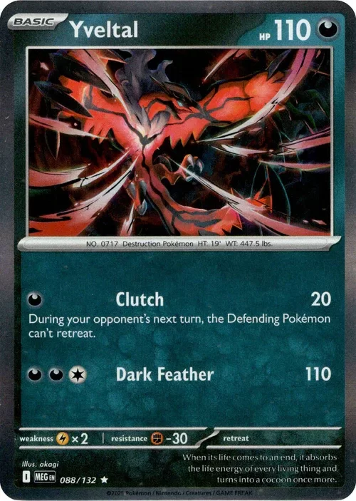 Producto - Yveltal - 088/132 - Mega Evolution - Holo