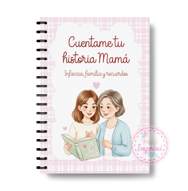 Producto - Kit Imprimible Cuentame tu historia mamá Fotolibro Diario Agenda Recuerdos