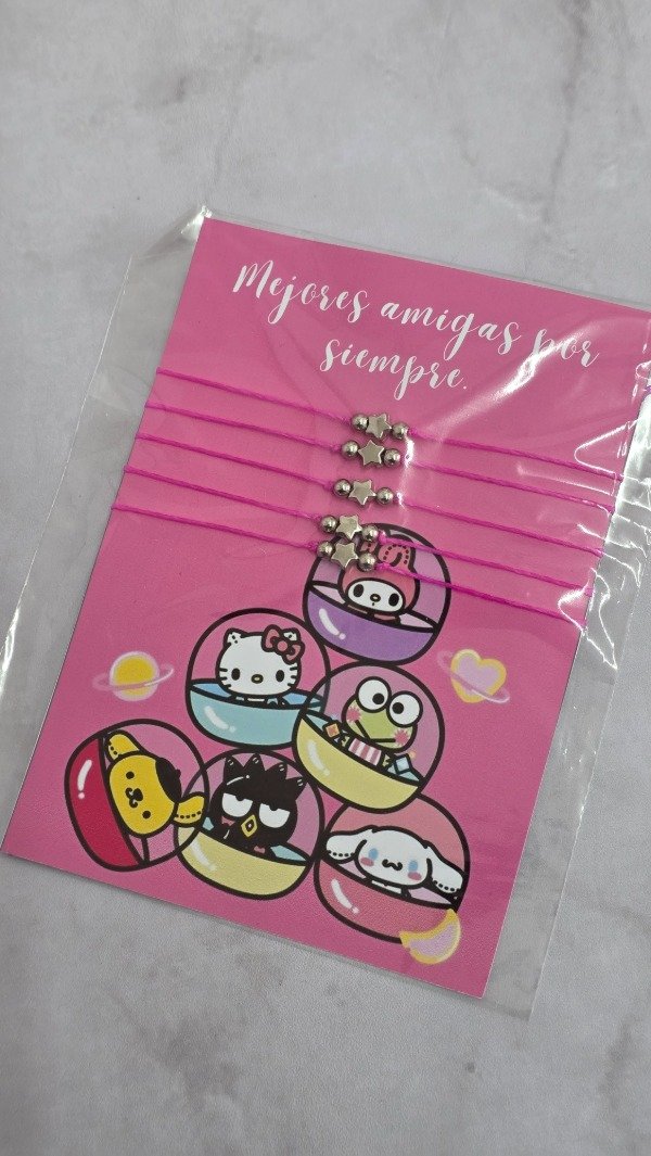 Producto - Pulseras compartidas x5 amigas hello kitty
