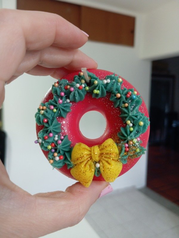 Producto - Donas navideñas.