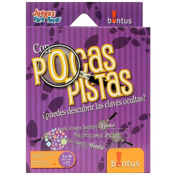 Producto - POCAS PISTAS