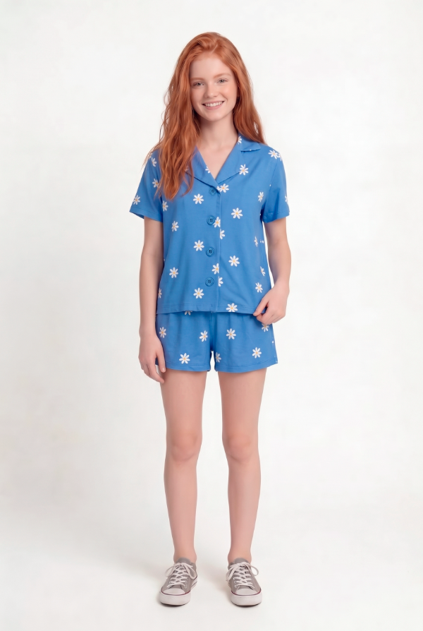 Producto - MAGGIE PIJAMA CAMISA Y SHORT - 0