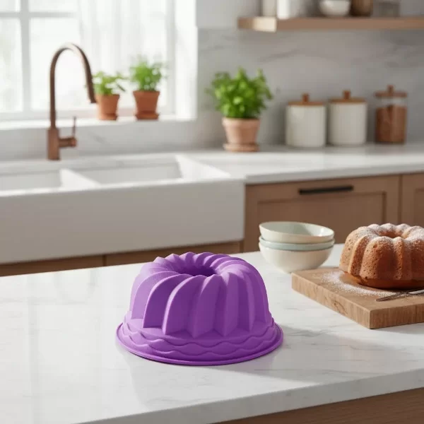 Producto - Molde Silicona Flanera Savarin Marwal 24x11 Reforzada