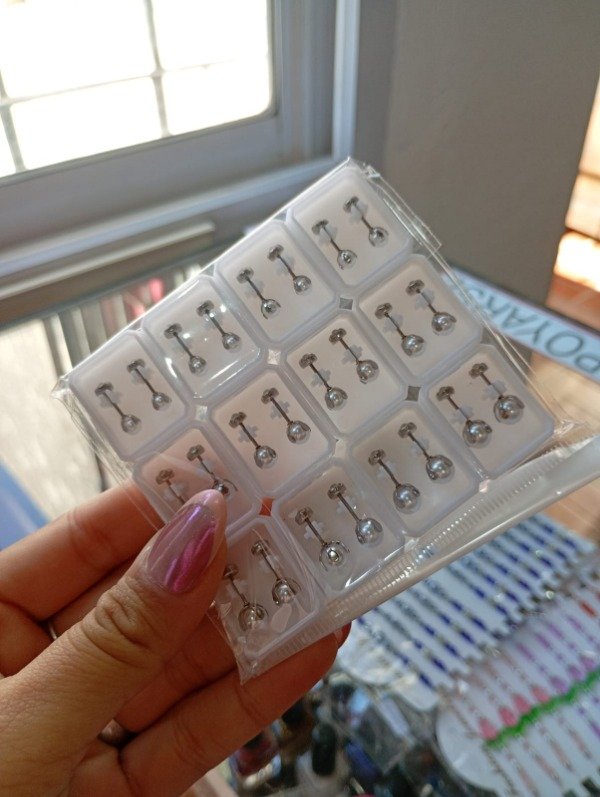 Producto - Aros abridores perla engarzada