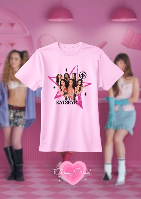 Producto - Remera rosa Katseye pink - DTF
