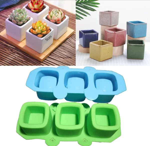 Producto - molde para macetas cuadradas x3 (A)