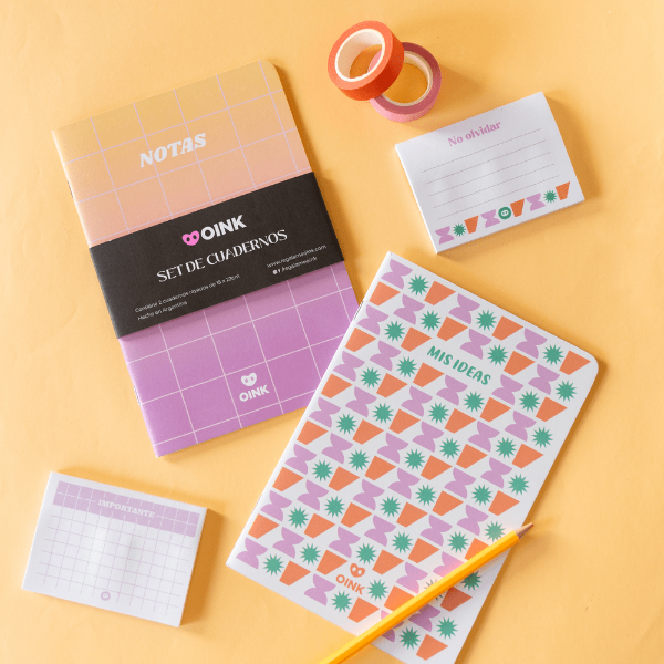 Producto - SET DE 2 CUADERNOS TAPA BLANDA
