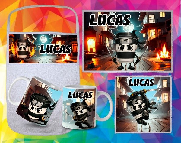 Producto - Plantilla para Set de Jardín y Mochilas FullPrint Cappuccino Assassino