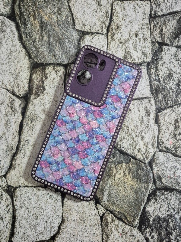 Producto - Funda rigida sirena Moto G05/E15 violeta