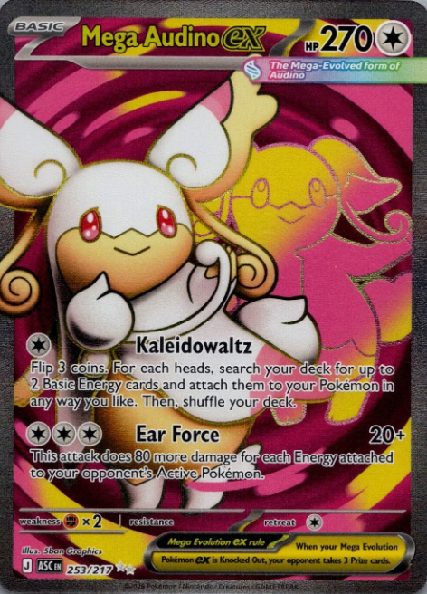 Producto - Mega Audino ex (253/217) [Mega Evolution: Ascended Heroes]