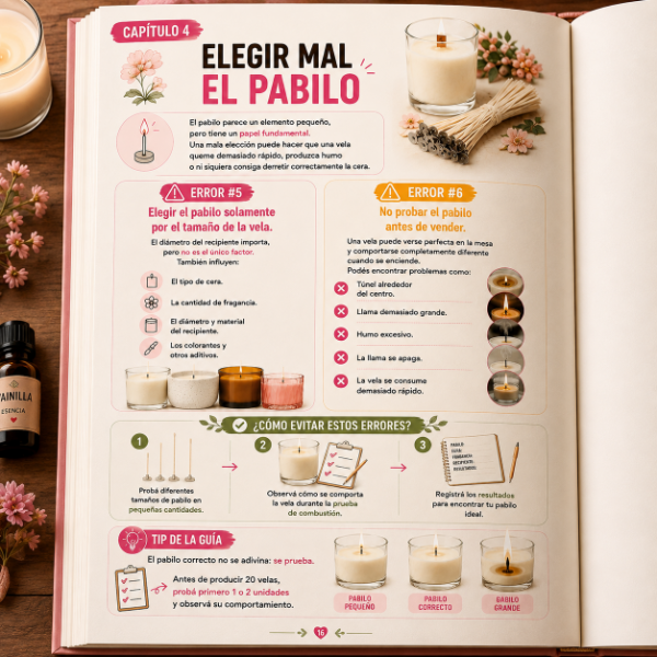 Producto - Mini Guia:7 Errores que Arruinan tus Velas - 2