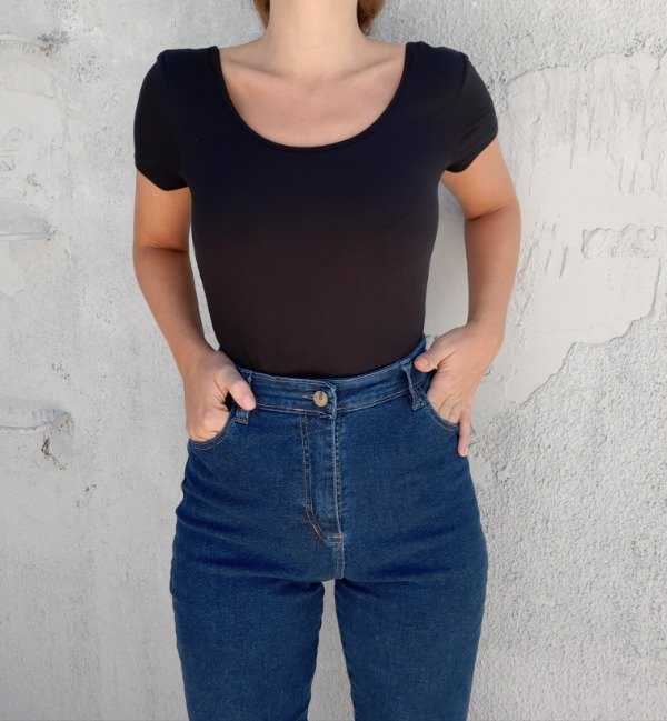 Producto - Pantalón chupin jean azul