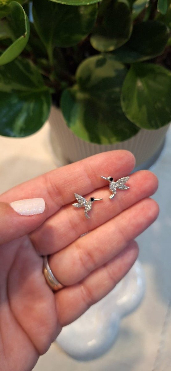 Producto - Aros Pasante Colibrí