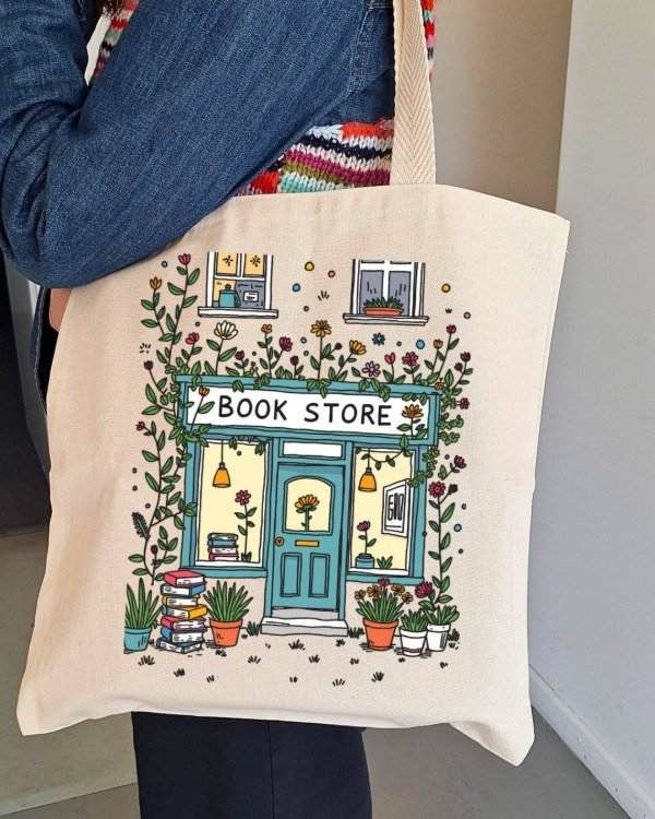 Producto - Tote bag "Bookstores" Librería secreta