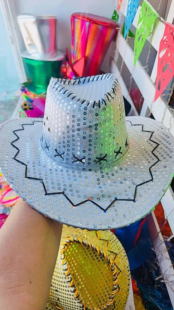 Producto - Gorro Cowboy lentejuelas (diferentes colores)
