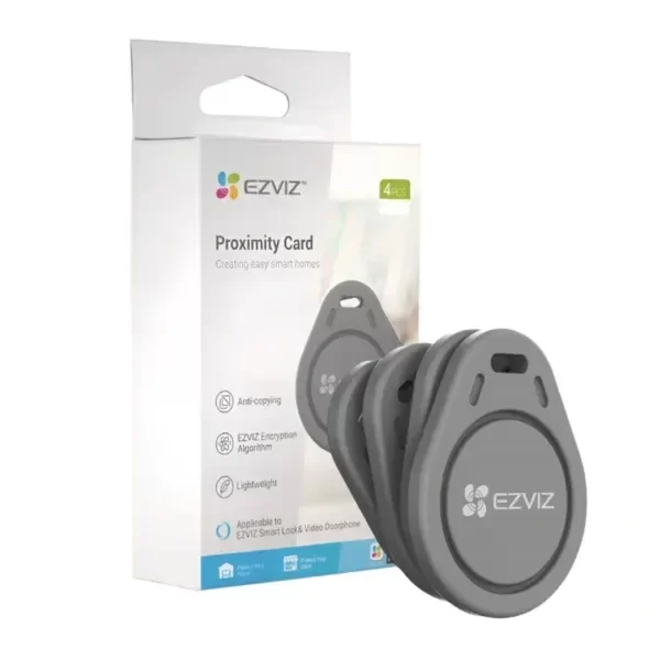 Producto - KIT x4 TAG PROXIMIDAD EZVIZ  LLAVERO RFID