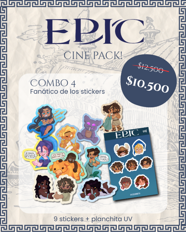 Producto - COMBO 4 - Fanático de los stickers