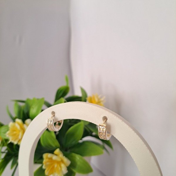 Producto - Aros Cubano con Cubic - Código: 000098 - 0