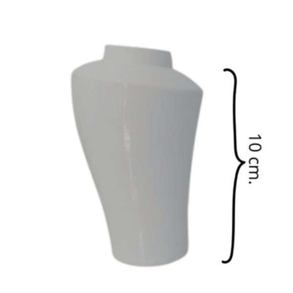 Producto - Jarrón curvo blco
