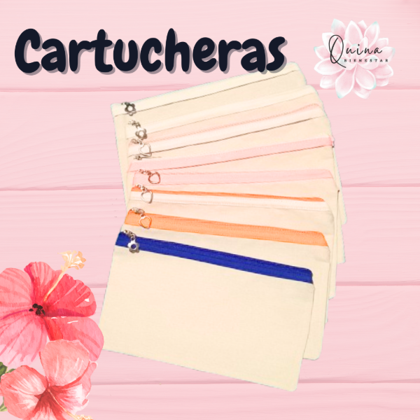 Producto - 10 CARTUCHERAS DE LIENZO PESADO - 0