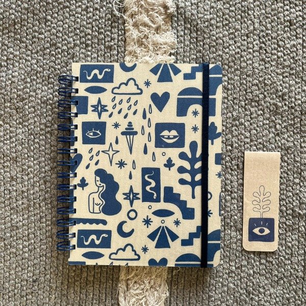 Producto - Cuaderno Abstract Blue