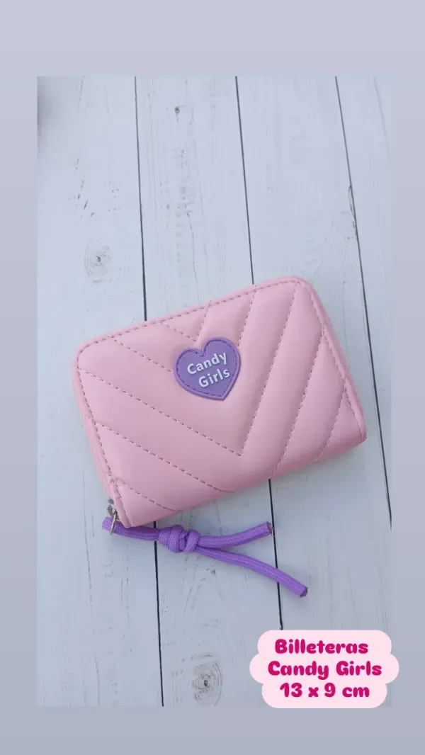 Producto - BILLETERA CANDY GIRLS ROSA