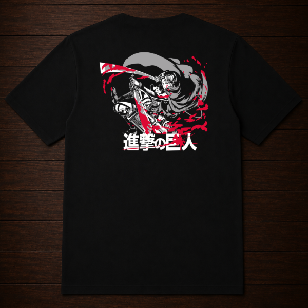 Producto - Remera - Levi Ackerman (Attack of titan) - 1
