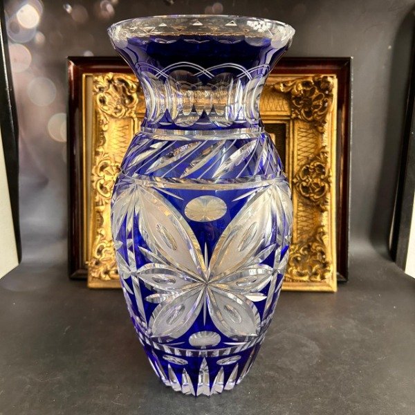 Producto - Florero Encamisado Azul