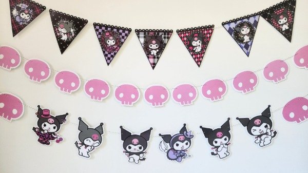 Producto - Kuromi Set x 3 Guirnaldas