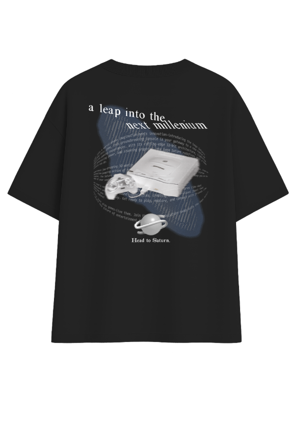 Producto - Remera Sega (Blanco/Negro)