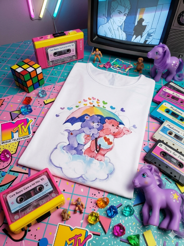 Producto - Remera Mujer Ositos Cariñosos Lluvia