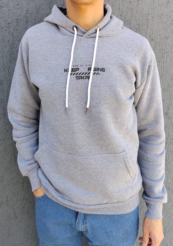 Producto - Buzo algodón frizado estampado talle M